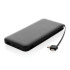 Power bank 10000 mAh Lockhart, zintegrowane kable Black P322.431 (1) thumbnail