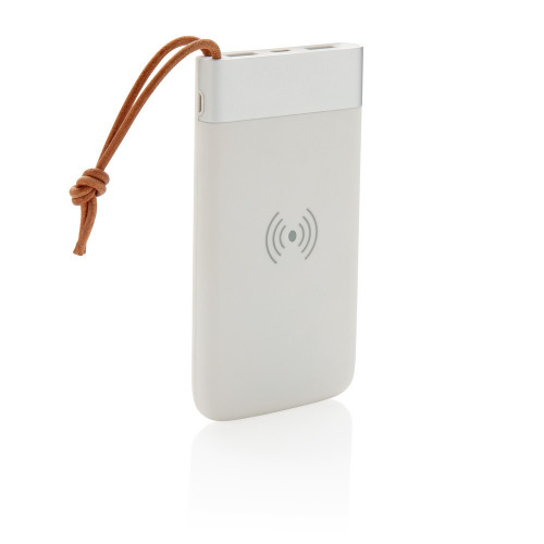 Bezprzewodowy power bank 8000 mAh Aria Biały P324.693 (5)