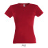 MISS Damski T-SHIRT 150g Czerwony S11386-RD-S  thumbnail