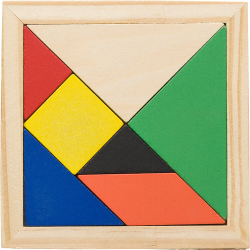 Puzzle tangram, 7 el. Brązowy V1578-16 (5)