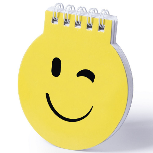 Notatnik "uśmiechnięta buzia" (smile) żółty V2834-08B (1)