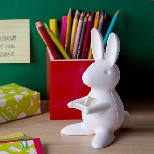 Podajnik taśmy Desk Bunny Biały QL10114-WH (2)