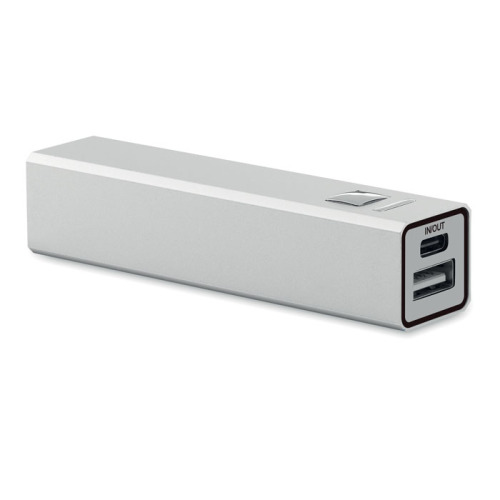 Power bank 2600 mAh Srebrny Mat MO2374-16 