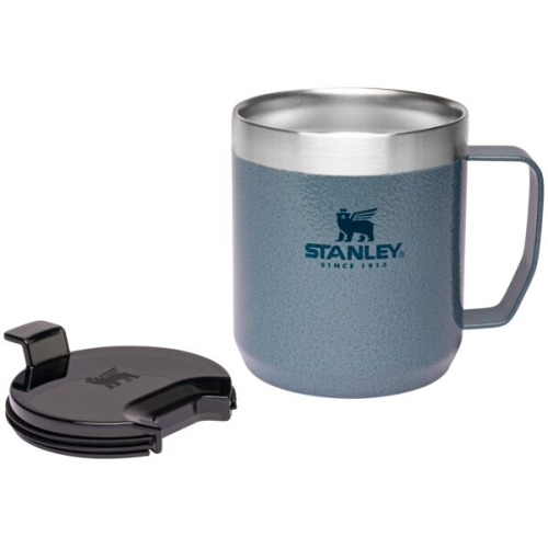 KUBEK STANLEY LEGENDARY CAMP MUG 12OZ / .35L Jasnoniebieski 1009366096  (3)