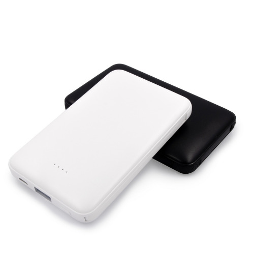 Power bank 5000 mAh ze zintegrowanymi kablami, adapter w komplecie | Presley biały V0905/W-02 (11)