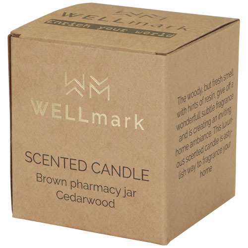 Wellmark Let 's Get Cozy świeca zapachowa 650 g - o zapachu drewna cedrowego Amber heather 11324011 (2)