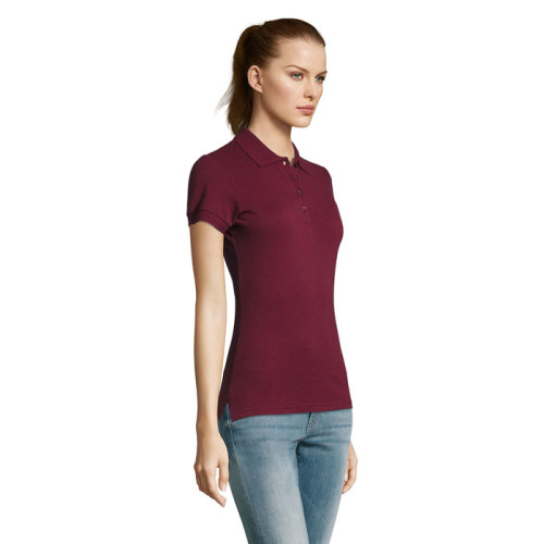 PASSION Damskie POLO 170g Burgundy S11338-BG-M (2)