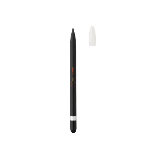 Aluminiowy "wieczny" ołówek z gumką czarny P611.121 (3)