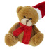 Pluszowy miś świąteczny | Nathan Brown brązowo-czerwony HE261-56 (6) thumbnail