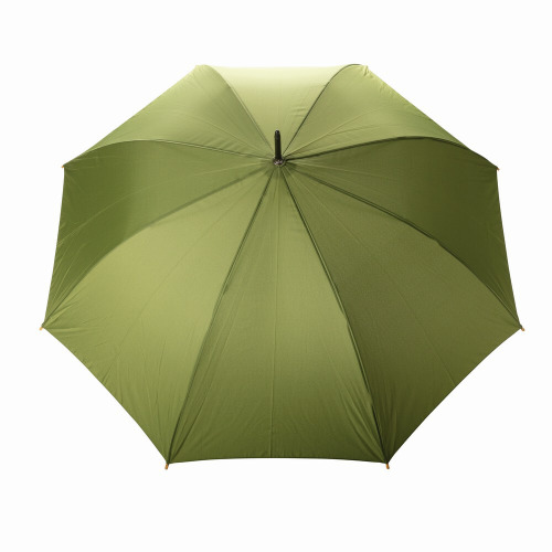 Bambusowy parasol automatyczny 27" Impact AWARE™ rPET Zielony P850.667 (1)