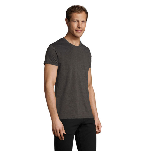 REGENT F Męski T-Shirt 150g Charcoal melange S00553-CE-M (2)