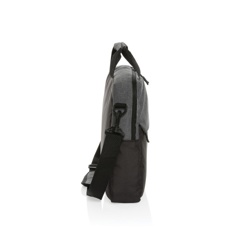 Torba na laptopa 15,6" AWARE™ Kazu, poliester z recyklingu szary P732.172 (3)