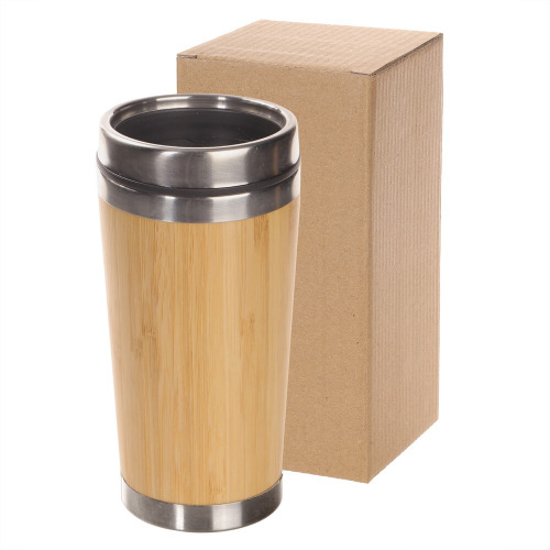 Bambusowy kubek termiczny 500 ml | Mark drewno V0845-17 (15)