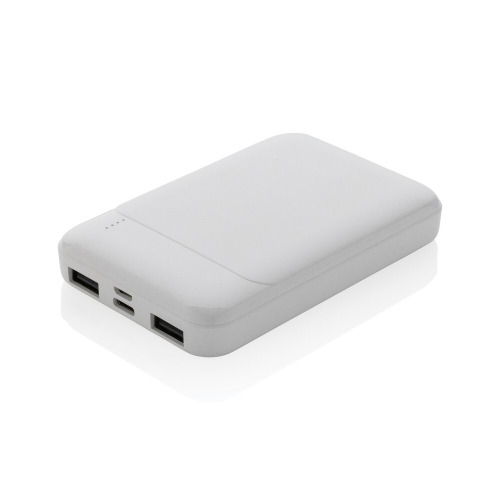 Power bank 5000 mAh, plastik z recyklingu Biały P322.613 (12)