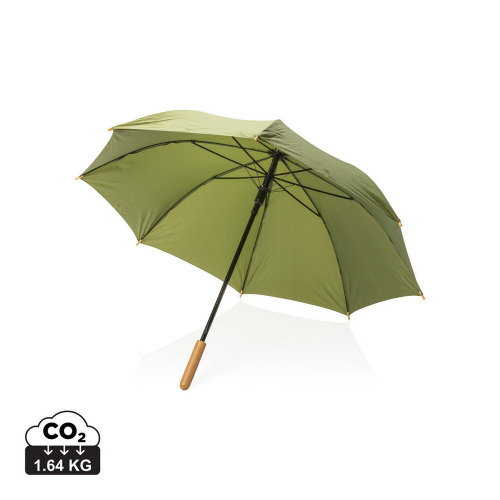 Bambusowy parasol automatyczny 23" Impact AWARE™ rPET Zielony P850.657 (5)