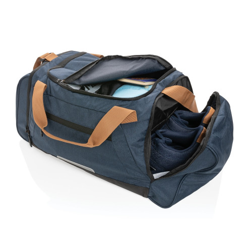 Torba sportowa, podróżna Impact AWARE™ rPET Urban niebieski P707.095 (5)