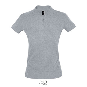 PERFECT Damskie POLO 180g Grey melange