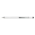 Długopis wielofunkcyjny, linijka, poziomica, śrubokręt, touch pen biały V1996-02 (6) thumbnail