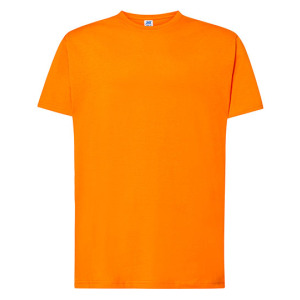 Koszulka męska z okrągłym dekoltem Regular Premium T-Shirt JHK Orange