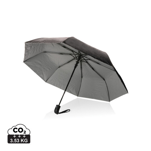 Mały parasol 21" Impact AWARE™ rPET Srebrny P850.552 (14)