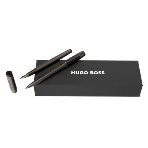 Zesatw upominkowy Hugo Boss pióro wieczne i długopis - HST4962D + HST4964D uniwersalny HPBP496D 