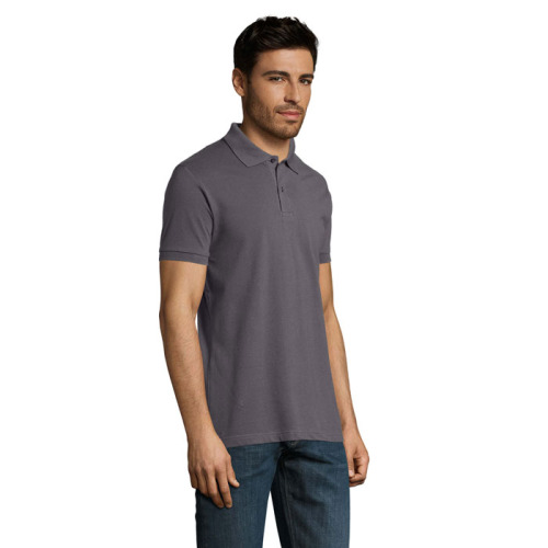 PERFECT Męskie POLO 180g Ciemny szary S11346-DG-XXL (2)