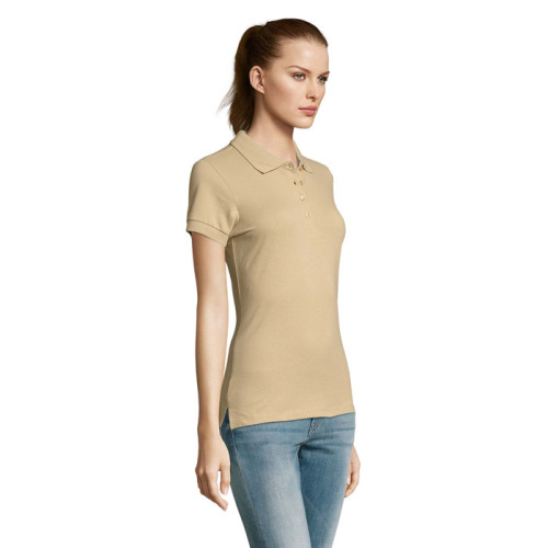 PASSION Damskie POLO 170g Sand S11338-SA-XXL (2)