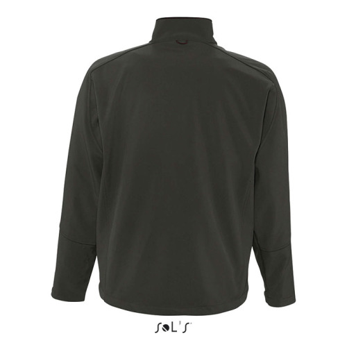 RELAX Męski softshell 340g Charcoal grey S46600-CR-4XL (1)