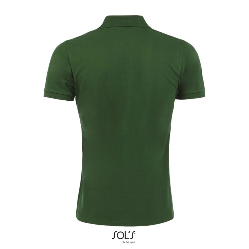 PERFECT Męskie POLO 180g Ciemno-zielony S11346-BO-XXL (1)