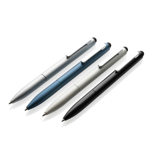 Długopis, touch pen Kymi, aluminium z recyklingu Srebrny P611.232 (5)