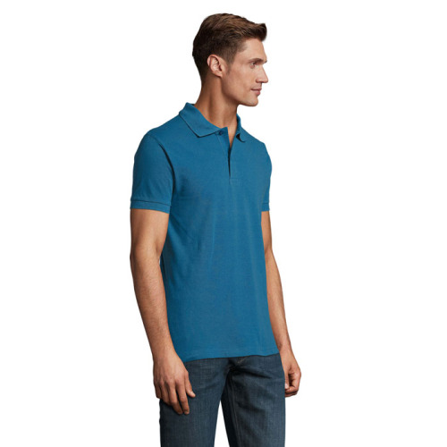 PERFECT Męskie POLO 180g Niebieski Łupkowy S11346-SL-XXL (2)