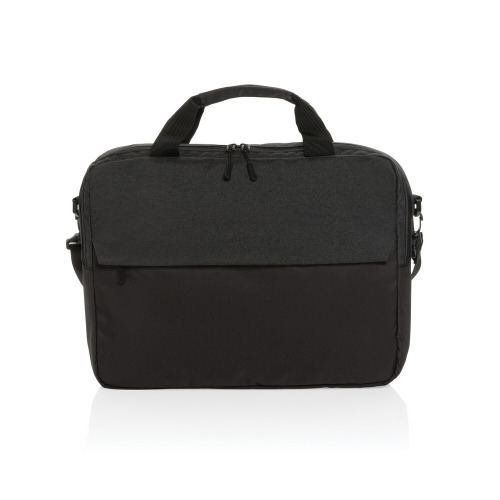 Torba na laptopa 15,6" AWARE™ Kazu, poliester z recyklingu czarny P732.171 (1)