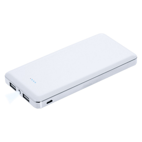 Power bank 12000 mAh z lampką | Sawyer Biały V3384-02 (13)