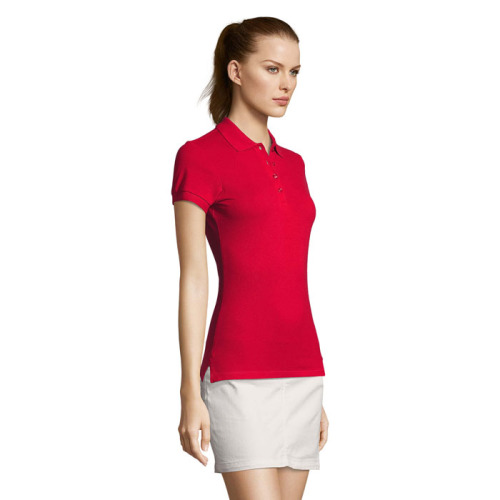 PASSION Damskie POLO 170g Czerwony S11338-RD-XXL (2)