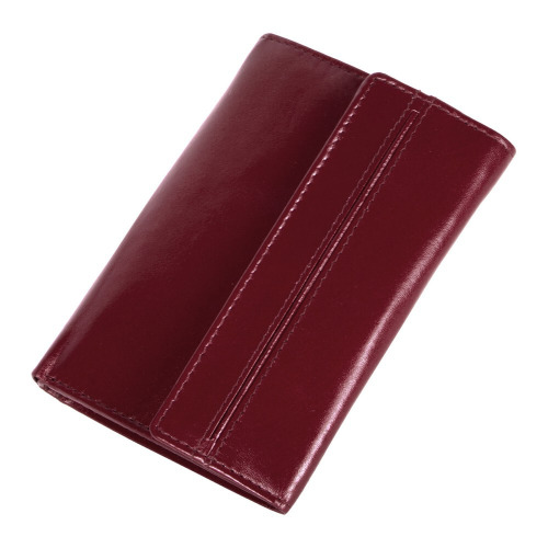 Skórzany portfel damski Mauro Conti czerwony V4808-05 (11)