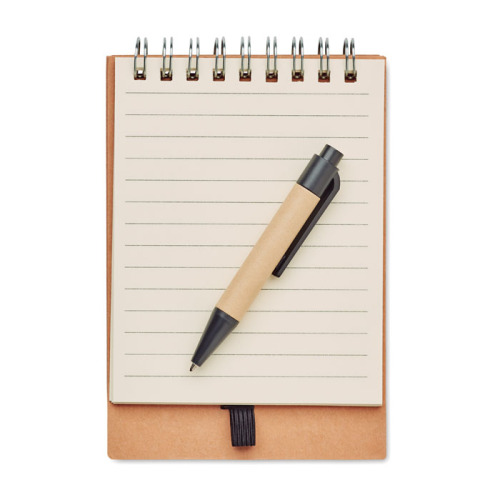Notes z długopisem oraz koloro beżowy MO8107-13 (4)