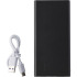 Aluminiowy power bank 10000 mAh Czarny V1900-03 (3) thumbnail