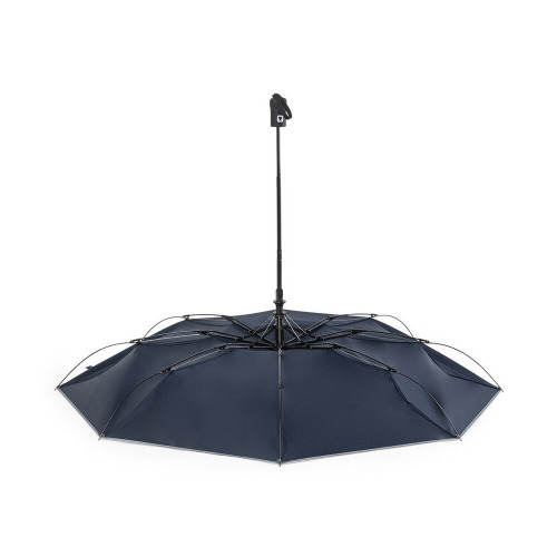 Wiatroodporny parasol automatyczny RPET, składany Czarny V8295-03 (5)