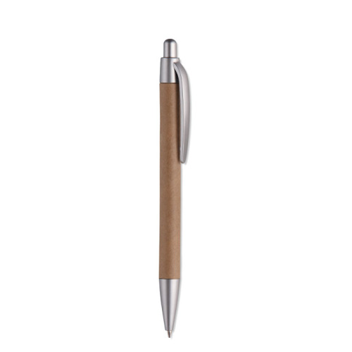 Długopis z kartonowym korpusem srebrny mat MO8105-16 (2)