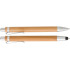 Bambusowy zestaw piśmienniczy, długopis touch pen i ołówek mechaniczny brązowy V1803-16 (2) thumbnail