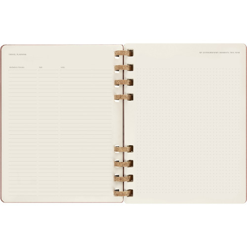 Spiralny kalendarz MOLESKINE Life Beżowy VM490-20/2024 (16)