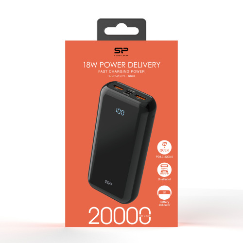 Power bank Silicon Power QS28 20000 mAh Czarny EG831903 (3)