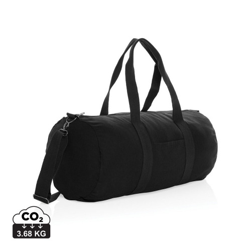 Torba sportowa, podróżna Impact AWARE™, bawełna z recyklingu Czarny P707.191 (7)