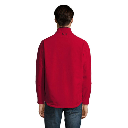 RELAX Męski softshell 340g Pepper red S46600-PE-XL (1)