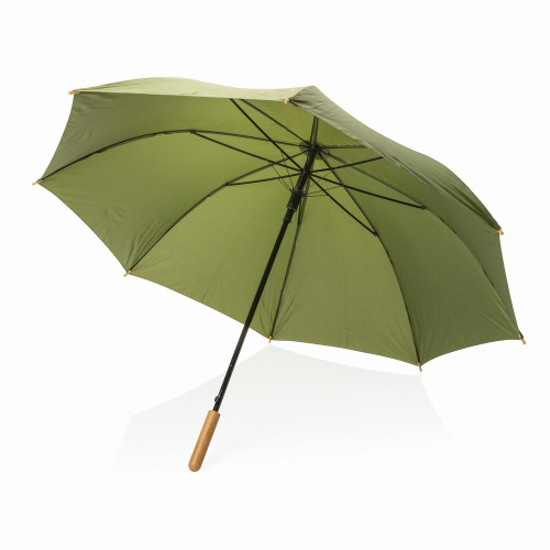 Bambusowy parasol automatyczny 27" Impact AWARE™ rPET Zielony P850.667 (3)