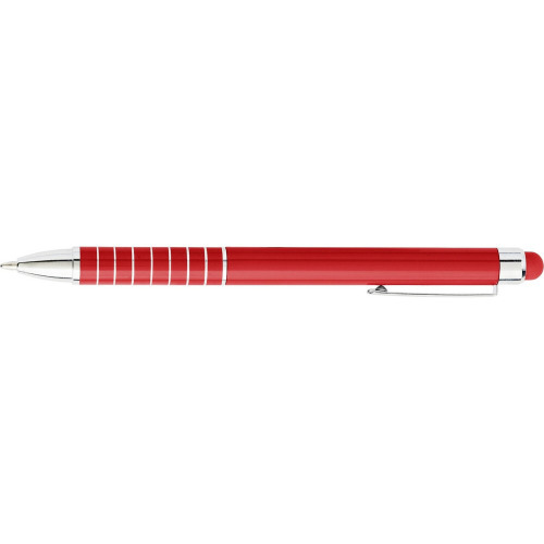 Długopis, touch pen Czerwony V1657-05 (10)