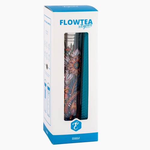 Butelka z podwójną ścianką i zaparzaczem FlowTea 350-400ml Fireflower 50023 Bezbarwny EIG50023 (2)