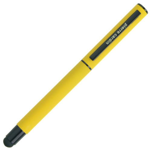 Pióro kulkowe touch pen, soft touch CELEBRATION Pierre Cardin żółty B0300600IP308 (2)