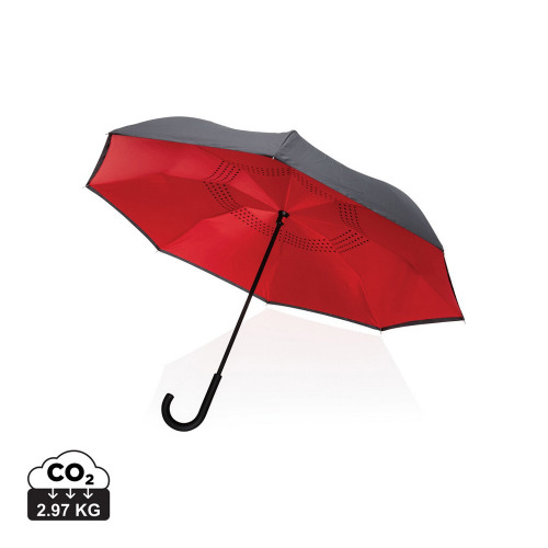 Parasol odwracalny 23" Impact AWARE™ rPET Czerwony P850.634 (16)