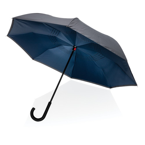 Parasol odwracalny 23" Impact AWARE™ rPET Granatowy P850.635 (12)